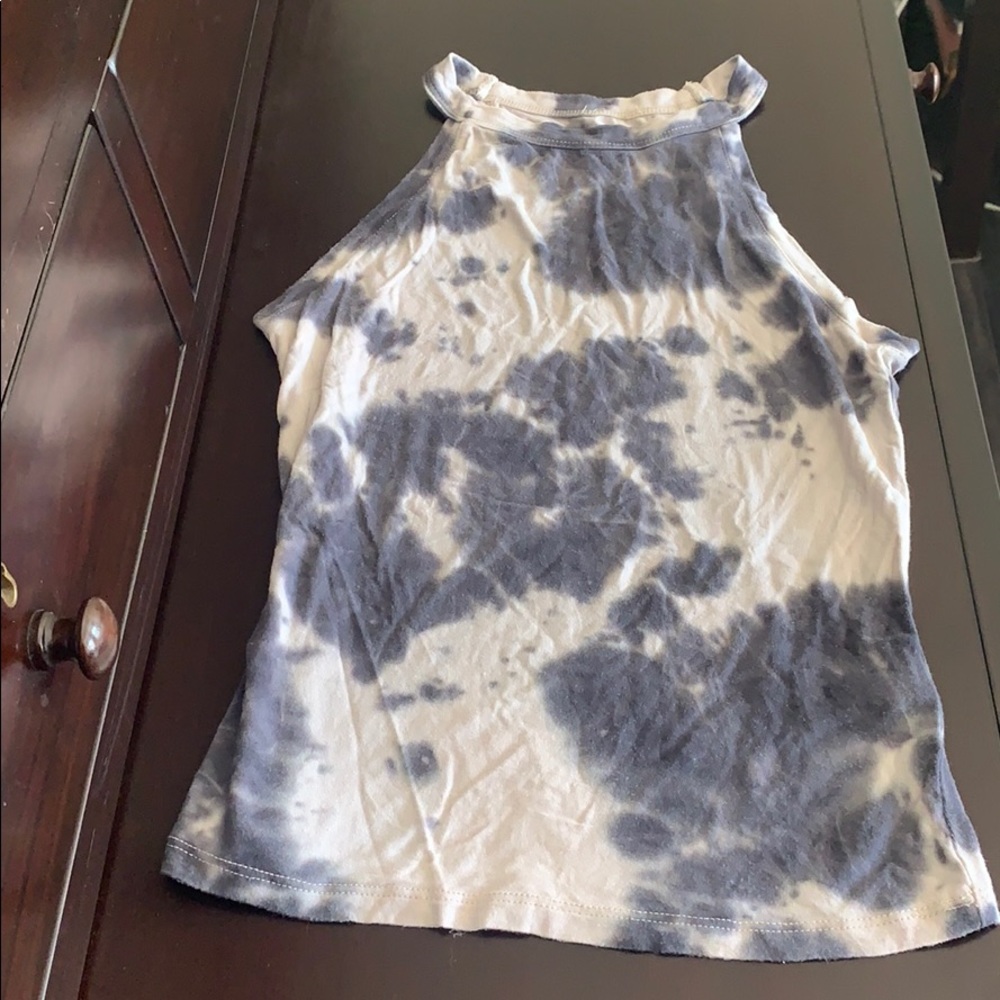 Cow-print halter top by Mudd